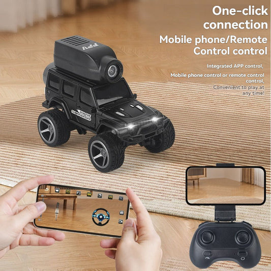 2.4G 1/64 KF32 Mini Alloy 720P FPV Camera Wifi APP Control Remote Control Climbing High Speed Vehicle RC Car Toys
