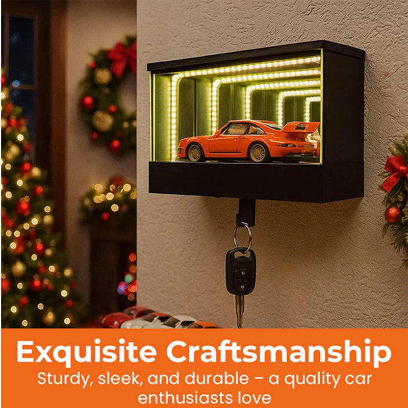 New Cross-border Infinity Garage Keychain Ornament Rectangular Box Hanging